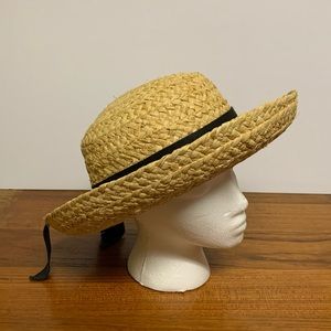 Scala™ Braided Raffia Hat with Bow in Natural